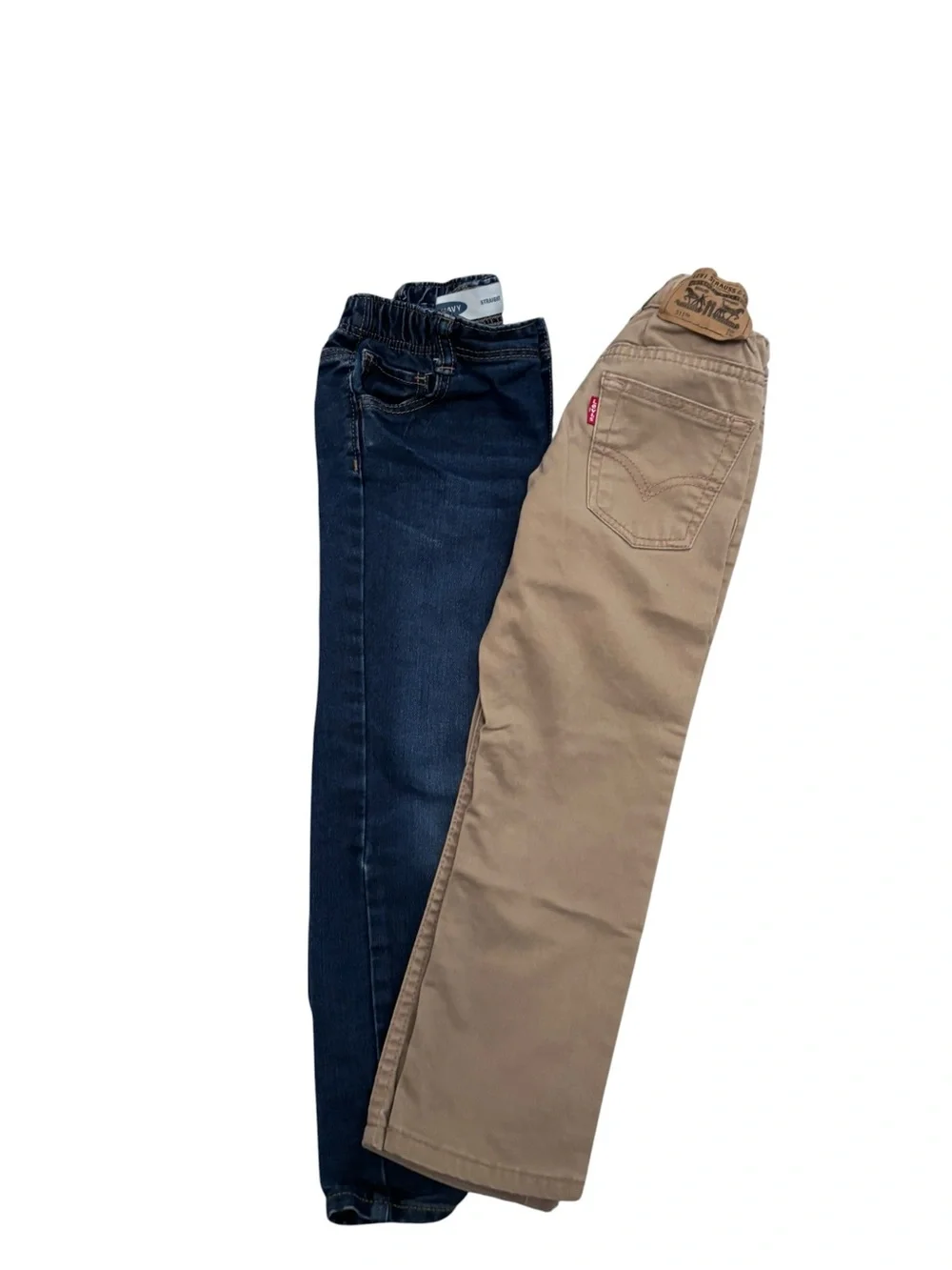 Lot of Boys Plaid Shirts with Jeans and Khakis‎ - Multicolor - Size 6